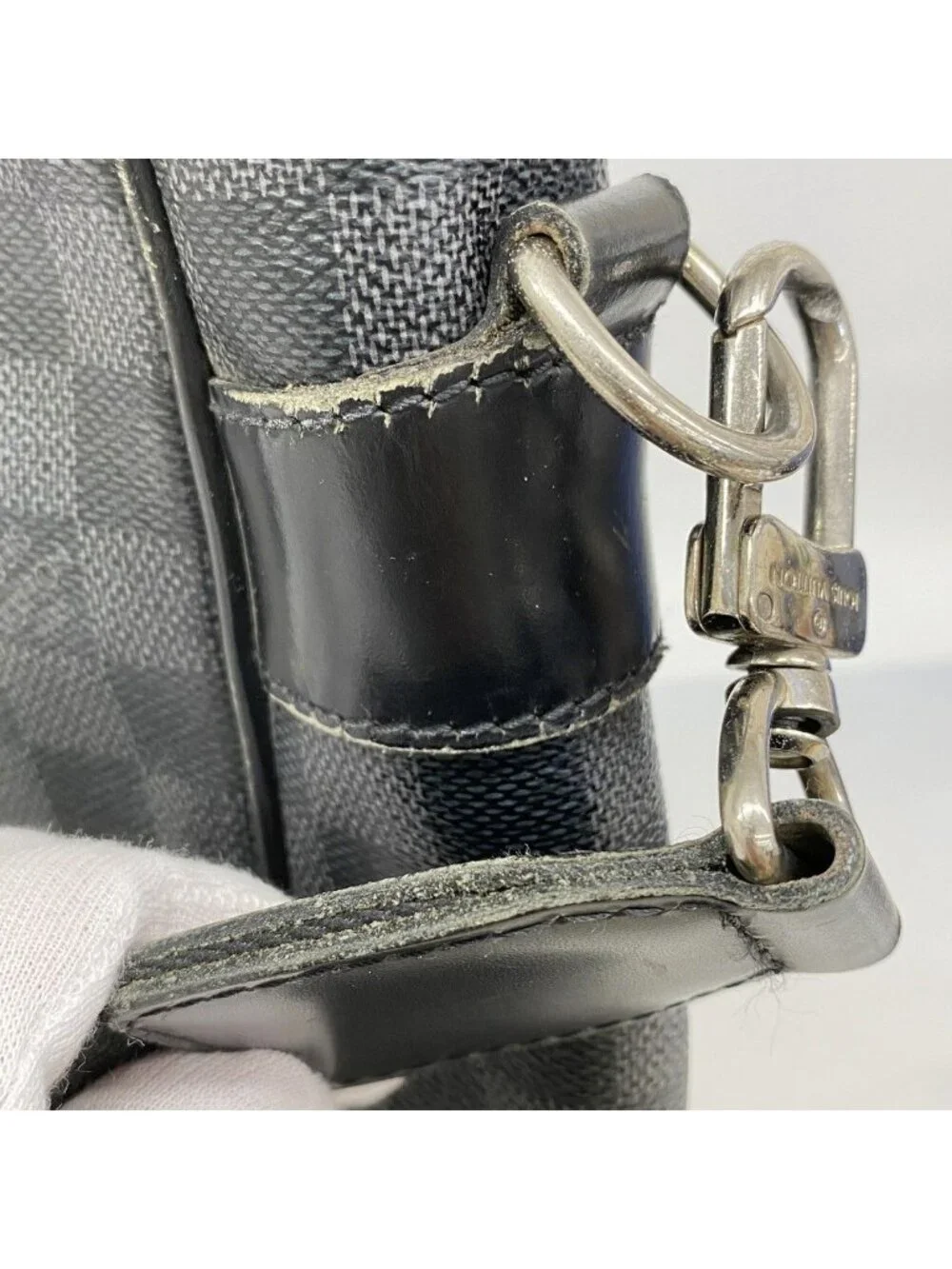 Louis Vuitton Business Bag Damier Graphite Tadao Black 2-Way